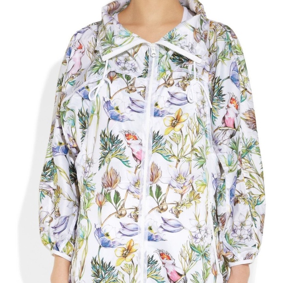 Adidas Stella Mccartney Run floral-print shell - Picture 4 of 7